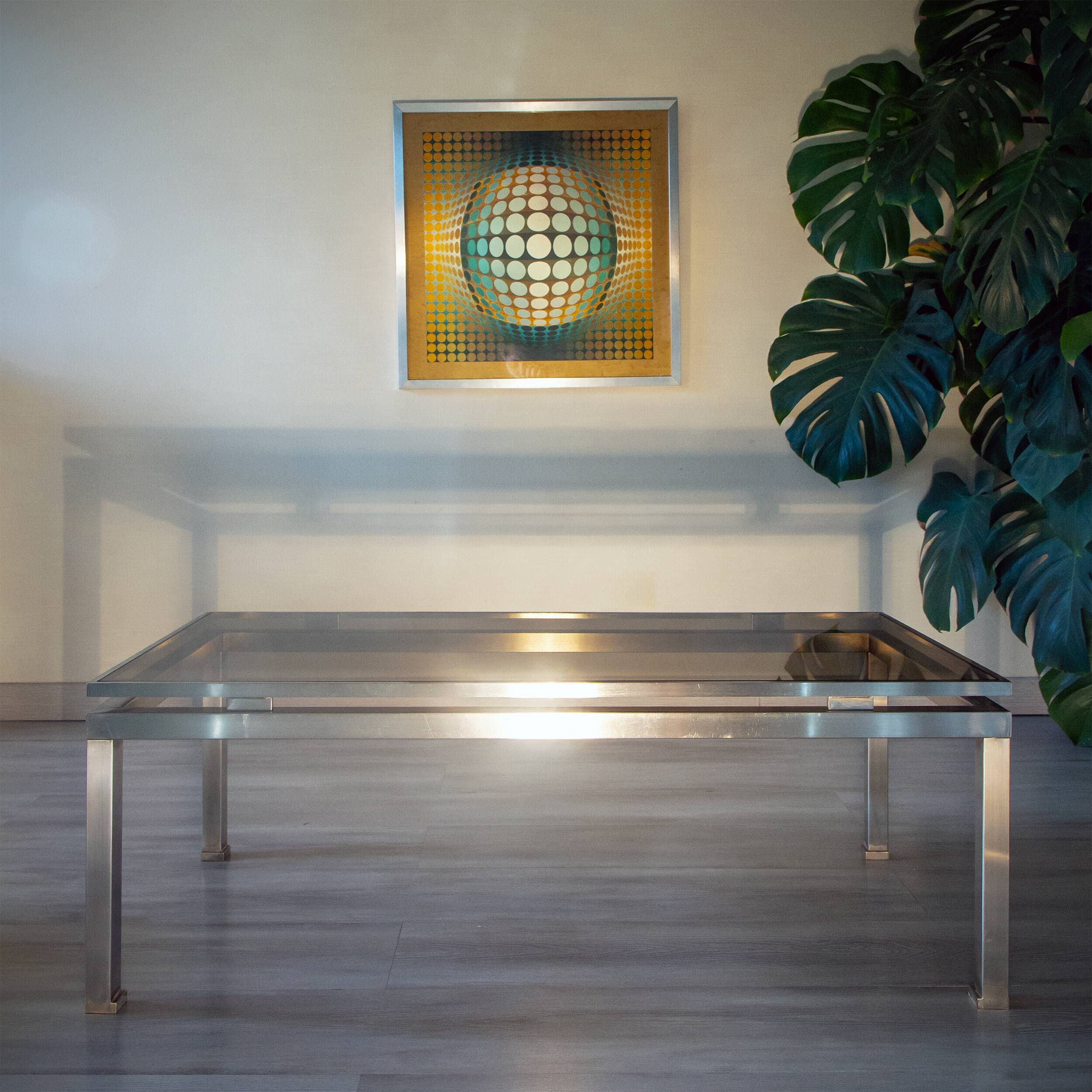 1970 coffee table by Guy Lefevre for Maison Jansen