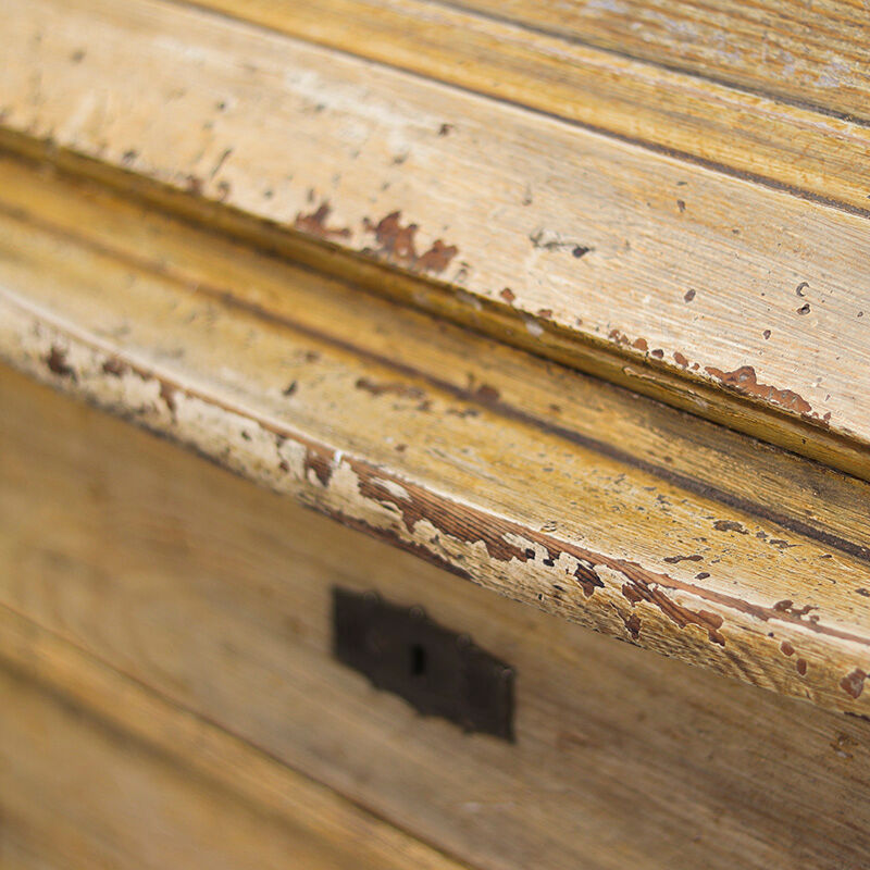 Rustic Farmhouse Painted Secretaire / Chest of Drawers