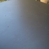 Central table leg gilded and black