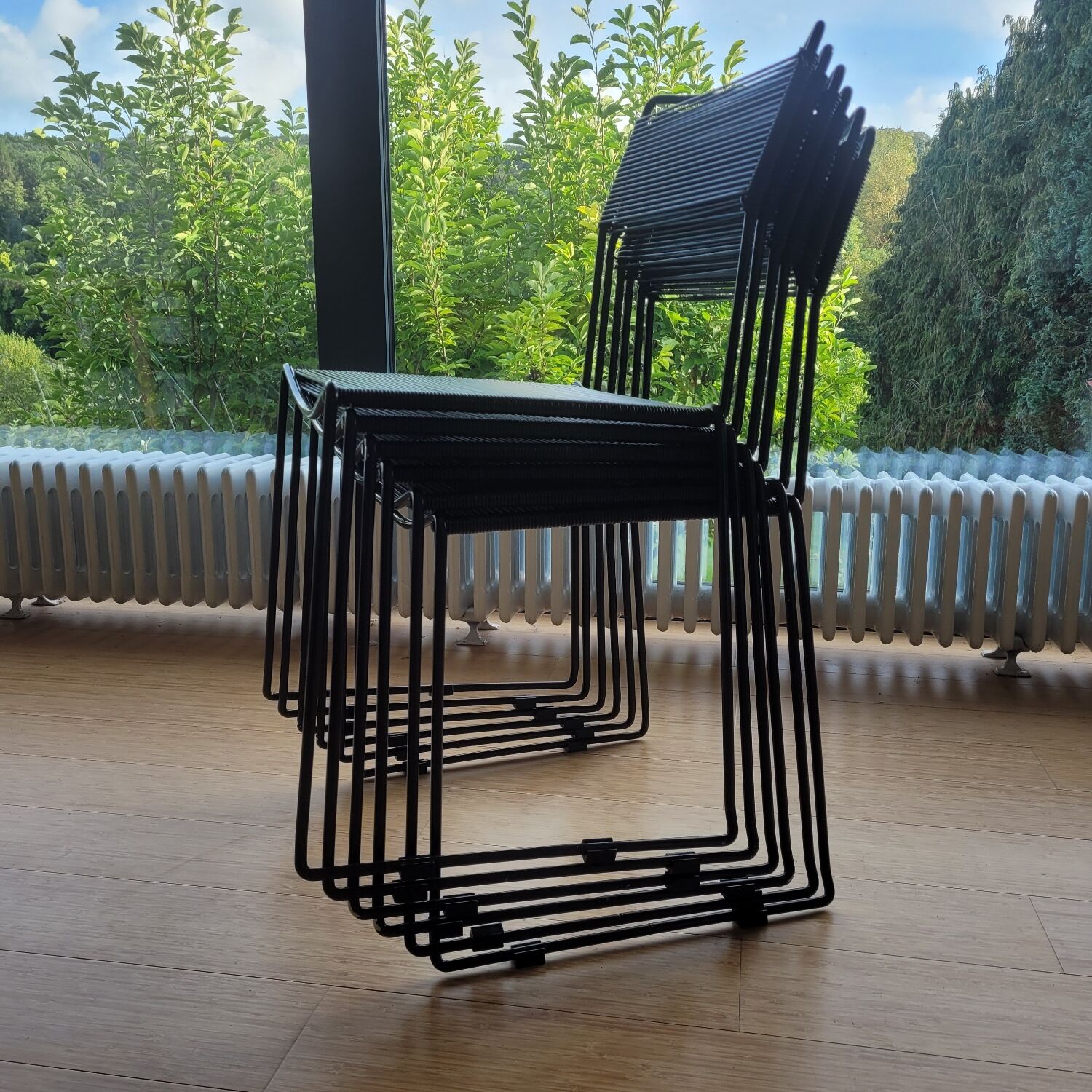 6 chaises Spaghetti de Giandomenico Belotti