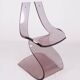 Lavender Lucite chair by Michel Dumas, France, 1970.