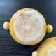 Pair of bowls with floral decoration