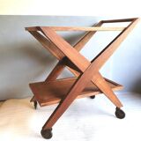 Solid oak serving table 1950s