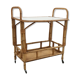 Vintage bamboo and rattan bar service