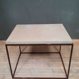 Iron and cement coffee tables pair
