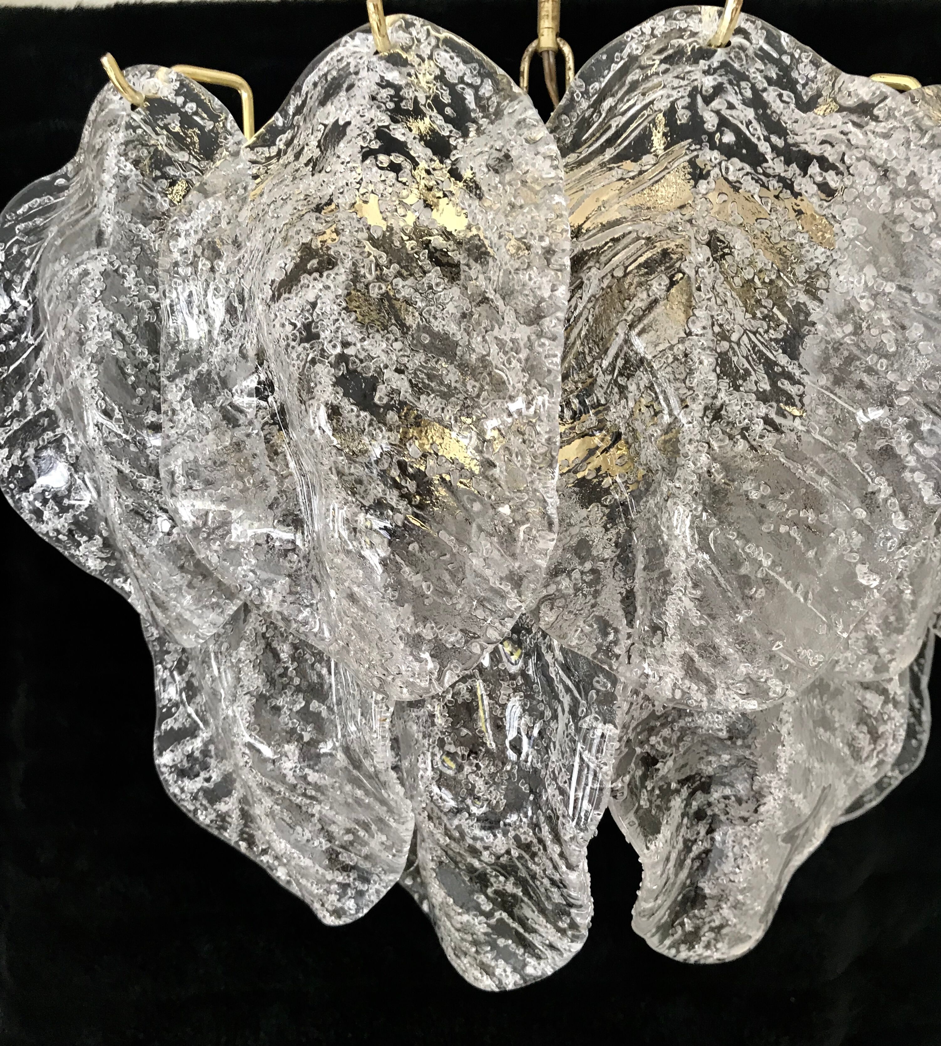Mazzega chandelier in Murano glass 1960