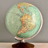 Duo globe terrestre « Colomb », vers 1960