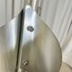 Brushed aluminium floor lamp, Space Age style, 1970s