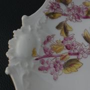 6 Limoges porcelain dessert plates 1900 - Bird decor