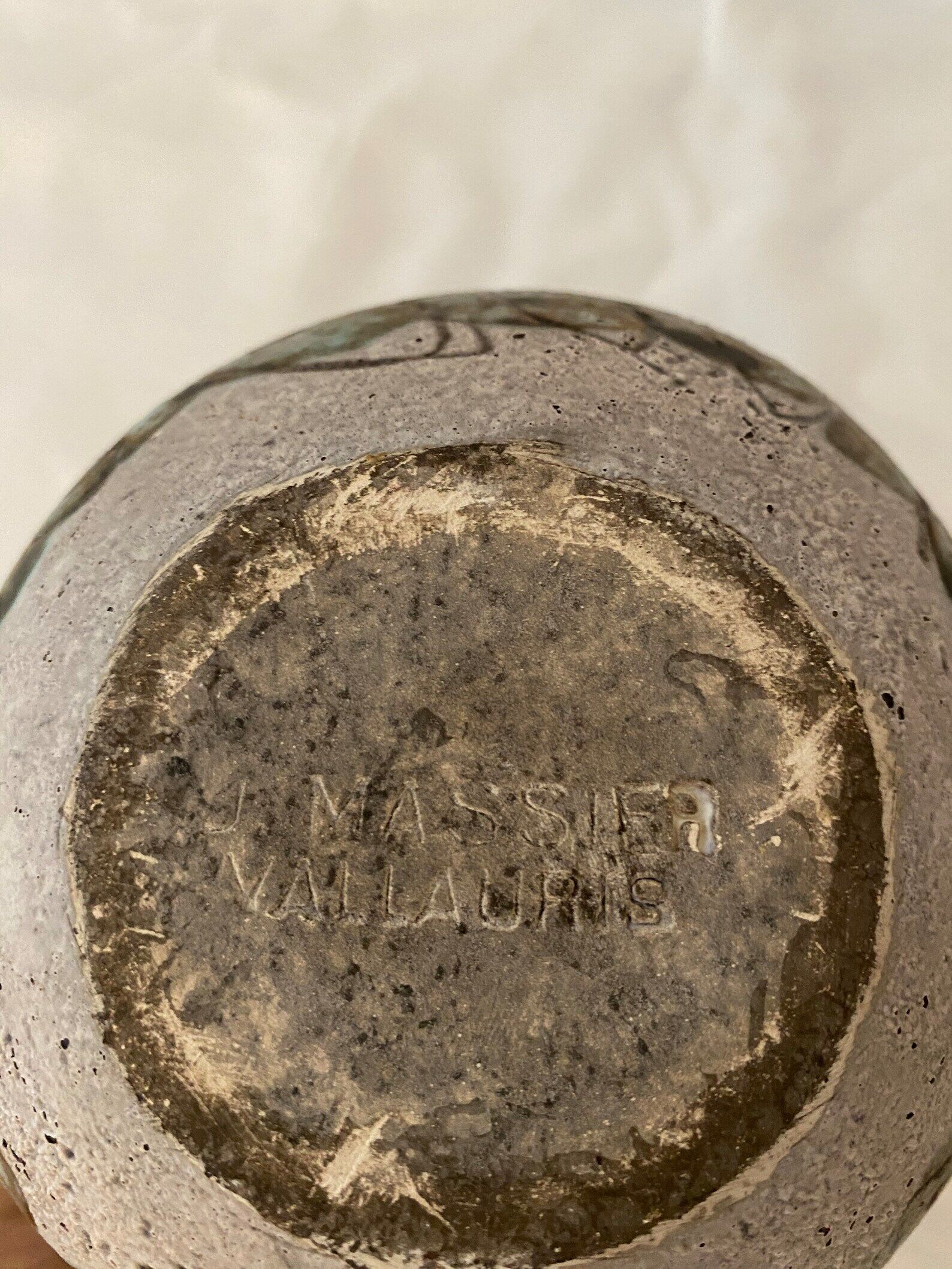 Trinket bowl signed Massier - Vallauris
