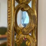 Gilded decorative miror with double frame Louis XIV st., France twentieth century