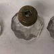 Lot de 3 boutons de porte vintage