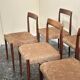Set of 8 Lübke Rosewood Dining Chairs, Germany, 1960s