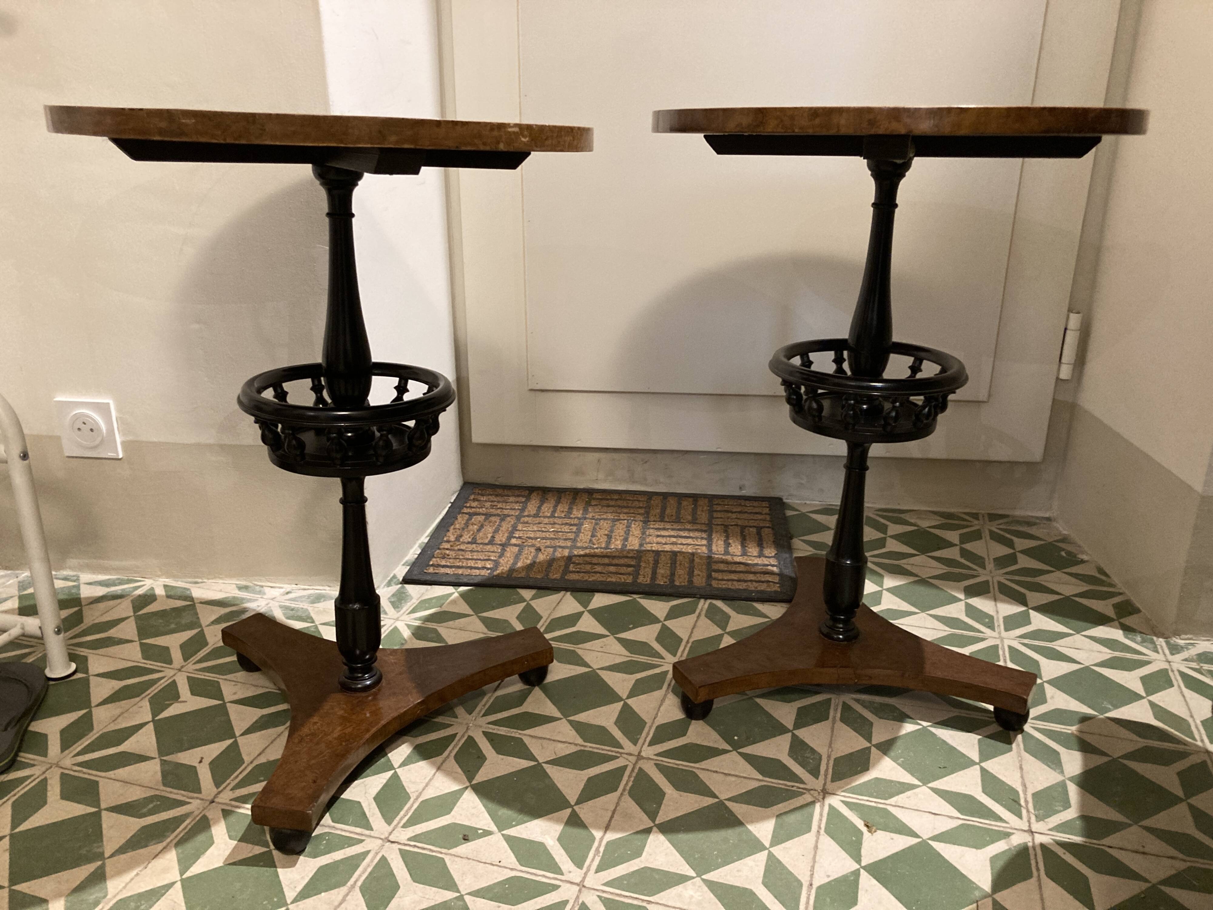 Pair of side tables
