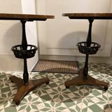 Pair of pedestal tables