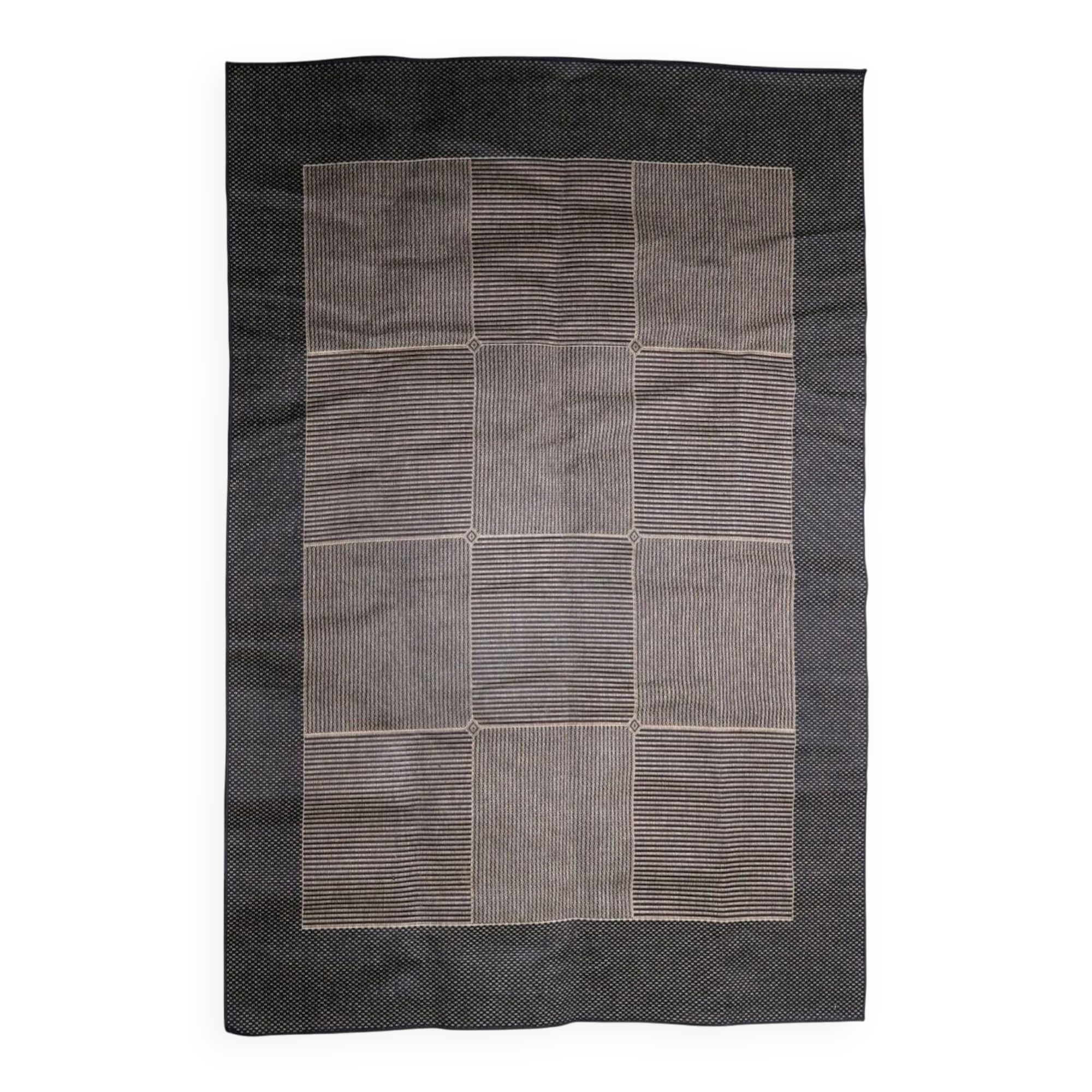 Vintage Belgian modern rug 200cm x 281cm 1980s - 1C1217