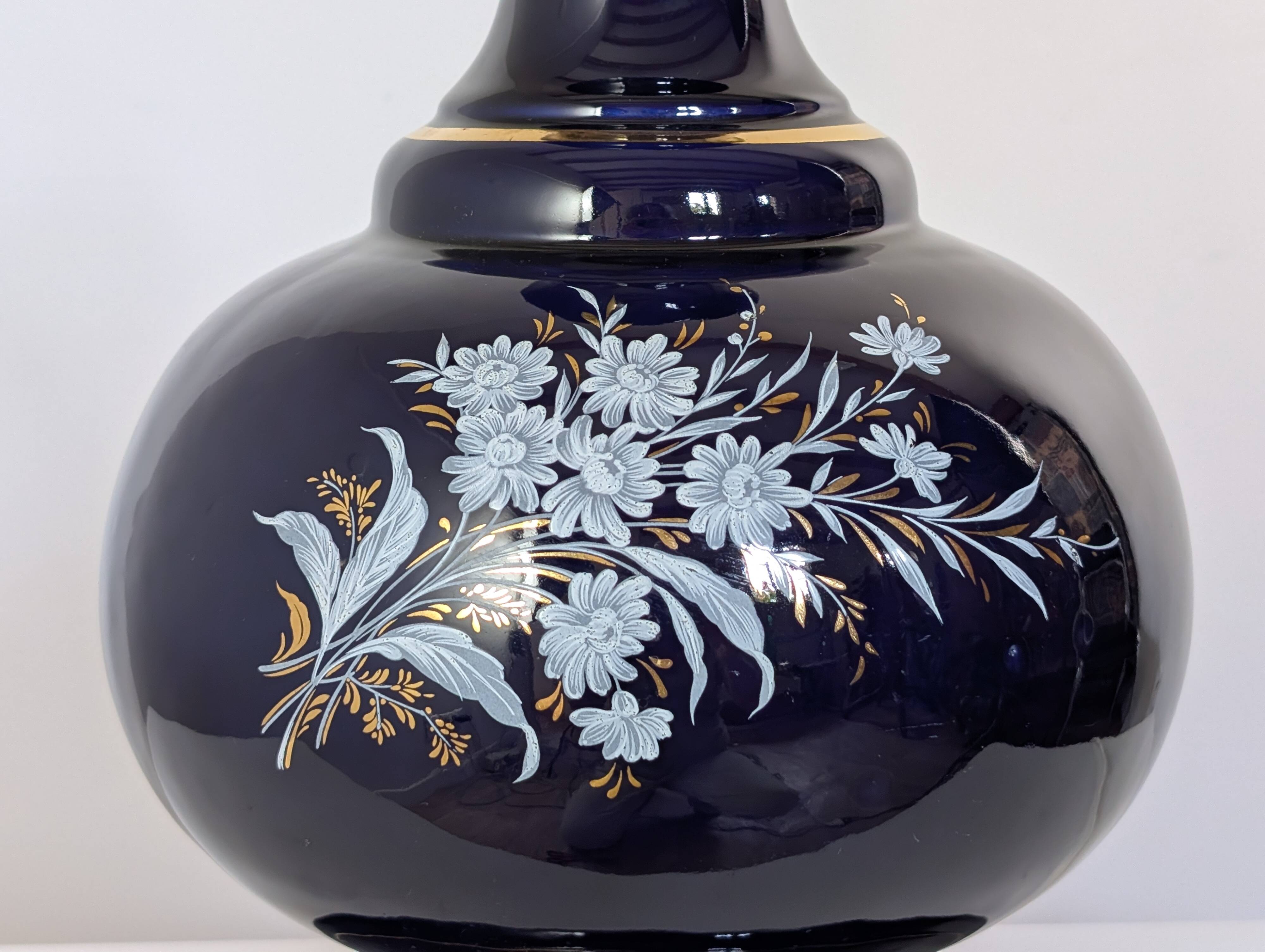 Pied de lampe porcelaine