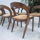 Série de 6 chaises "gondole"