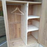 Art Deco cabinet raw wood