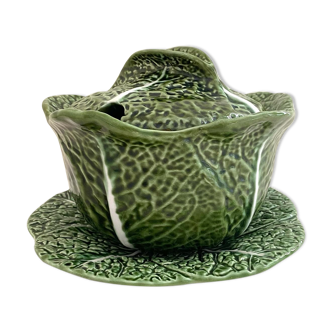Set flat and soup green cabbage slurry