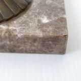 Art Deco marble inkwell & regulates