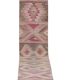 Vintage Turkish hallway rug 74x696 cm