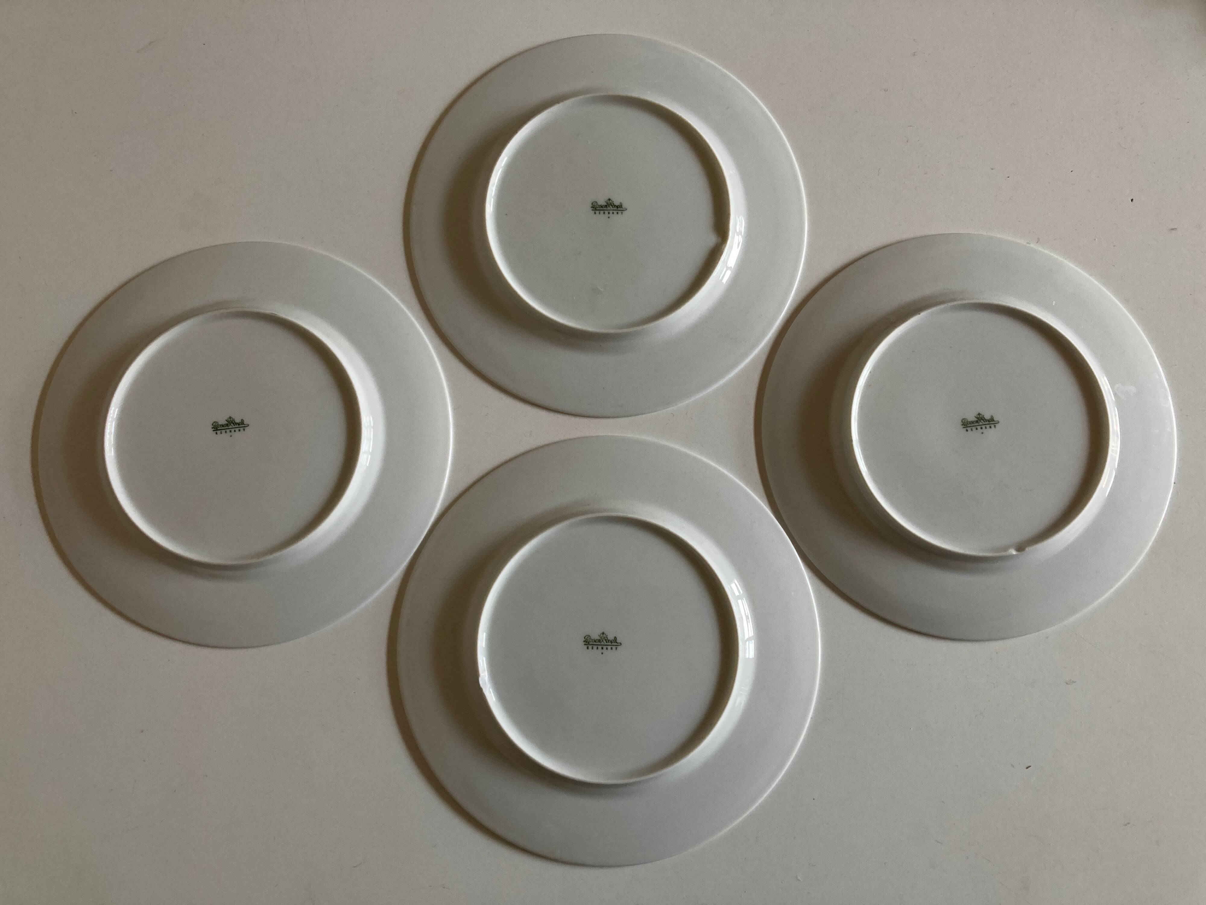 Set of 4 Bjorn Wiinblad Rosenthal plates 1960 Scandinavian
