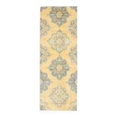 Tapis couloir turc Oushak fait main en laine et coton des années 1970, 98x274.