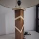 Accent lamp in American walnut veneer.