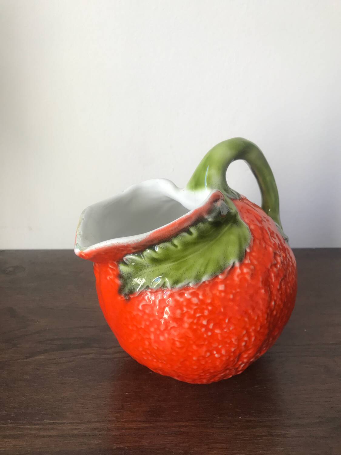 Orange slip pitcher