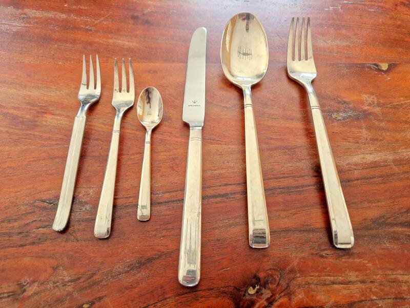 Wilkens - Set the table model Diamond in silver-plated metal Royal Design