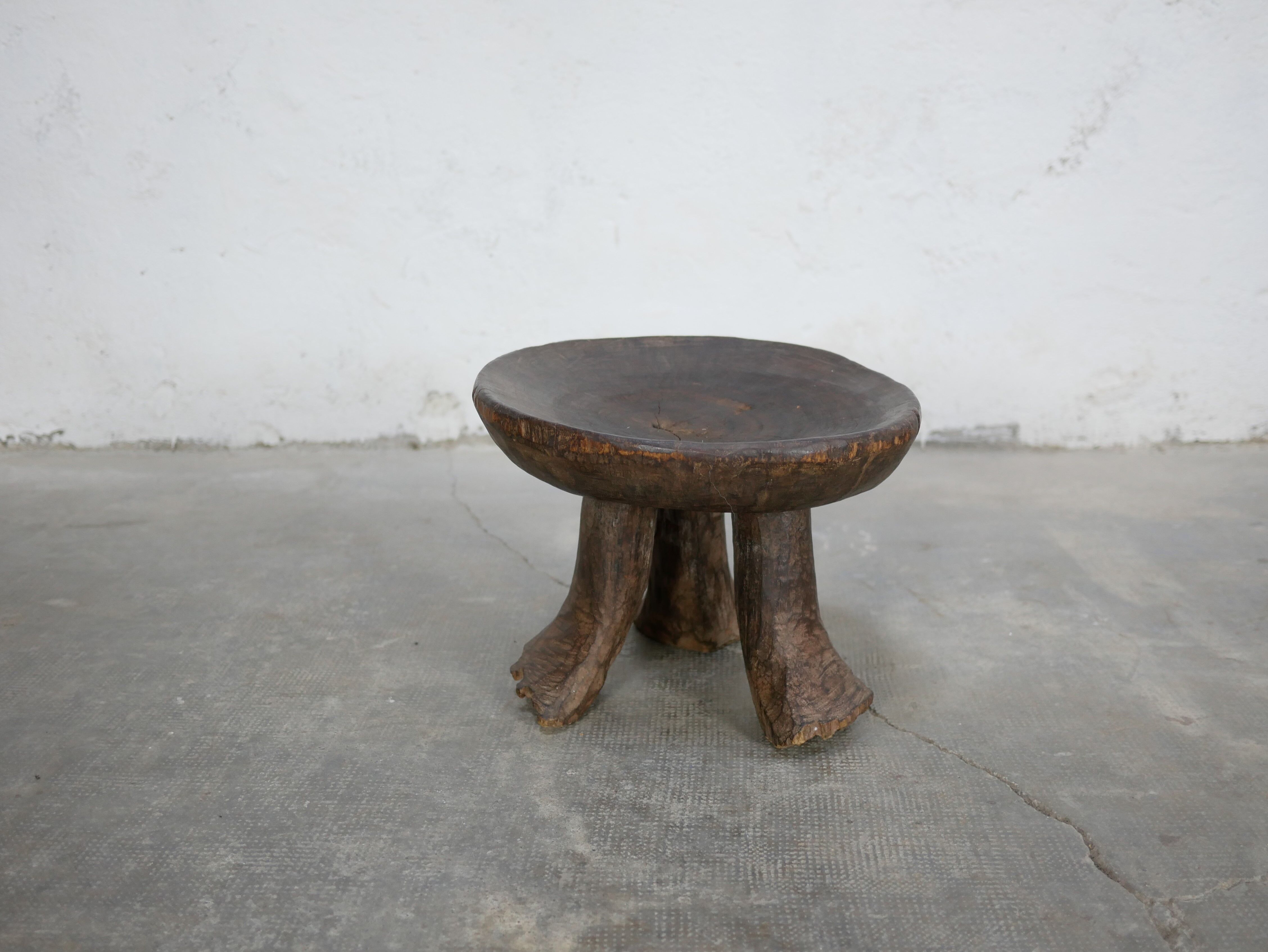Antique African wooden stool