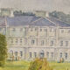 Tableau Aquarelle Parc du chateau (anglais ?) par Ronald Pickop