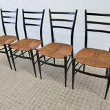Set of 4 Chiavari Spinetto dining chairs midcentury design
