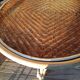 Rattan and bamboo living room