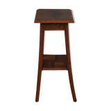 Saddle art deco walnut