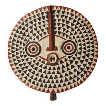 Masque soleil africain Bobo en bois - Mali