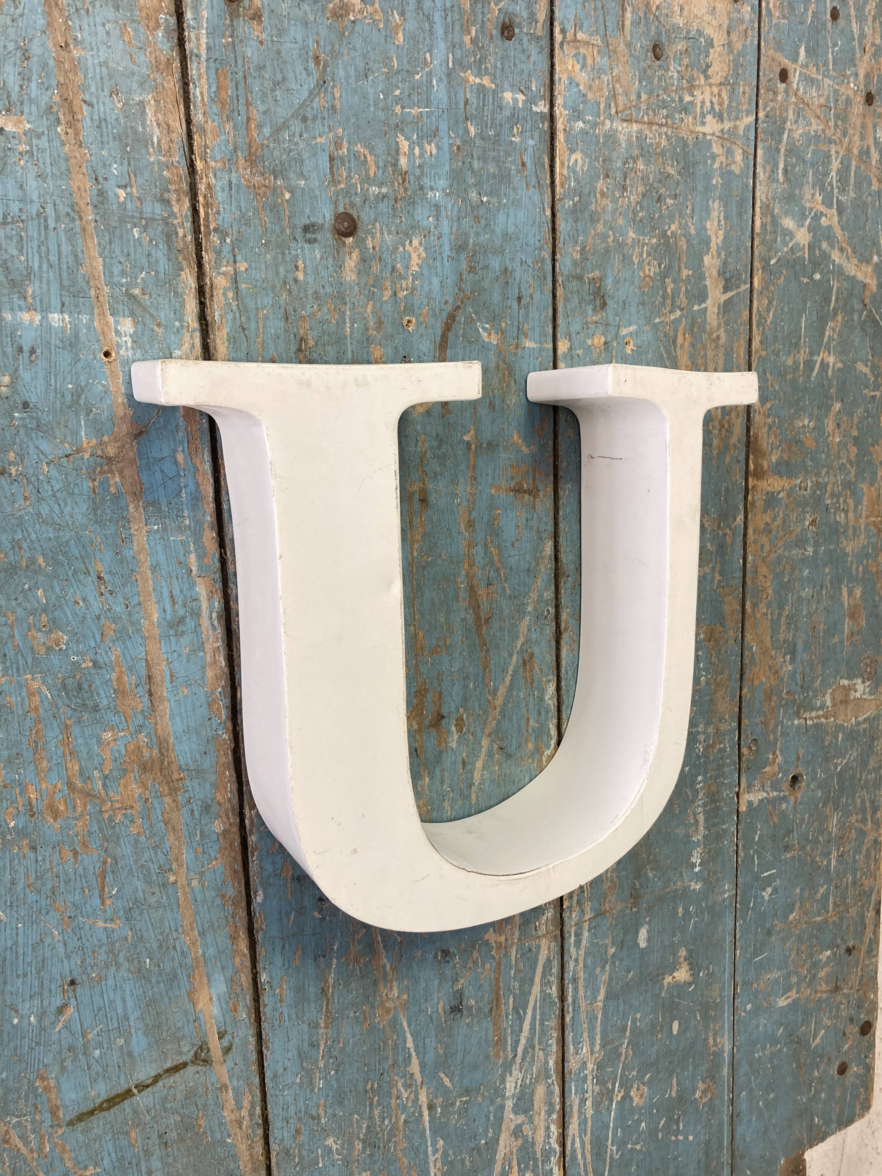 Letter sign "U" POP UP CHRISTMAS 2022