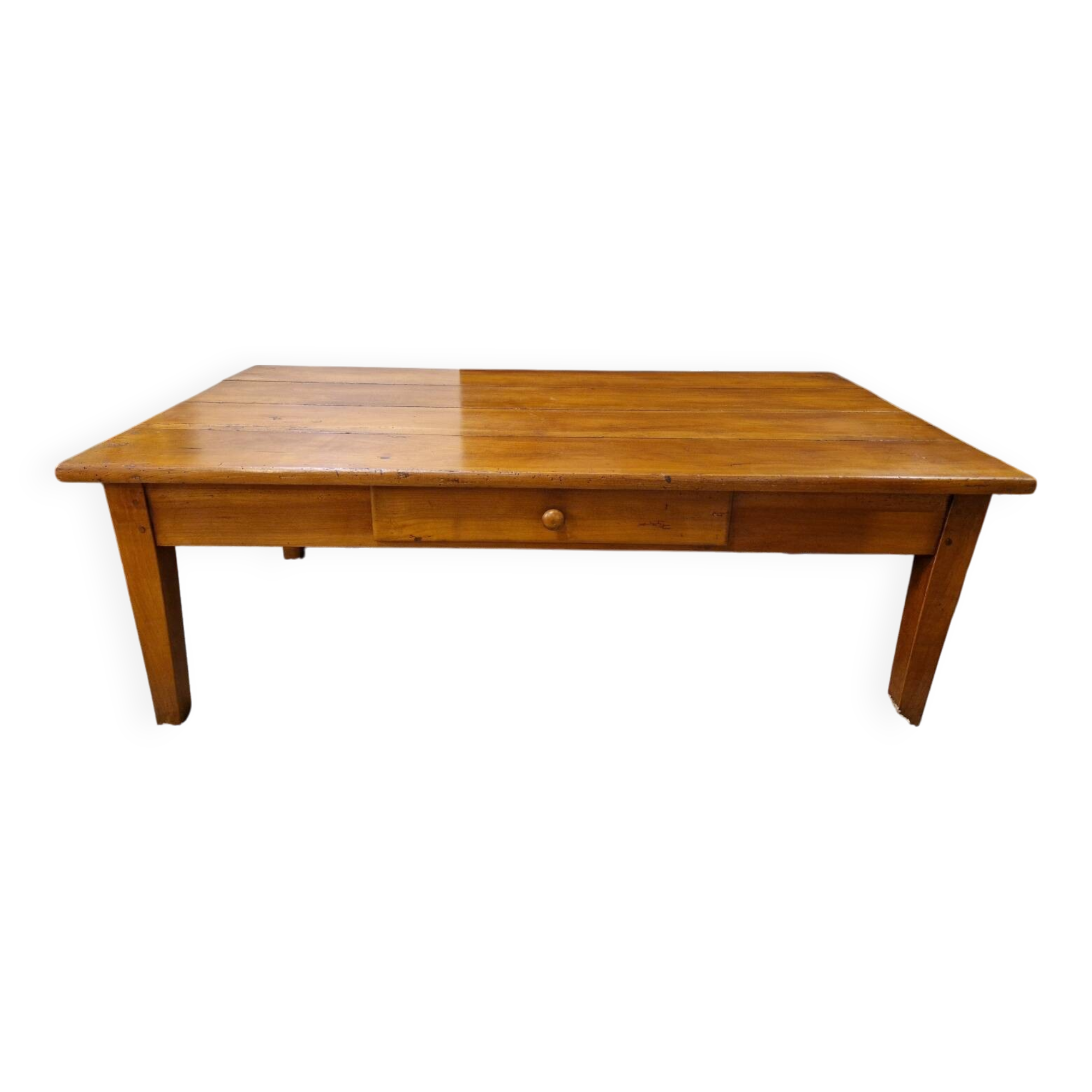 Cherry wood coffee table