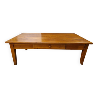Cherry wood coffee table