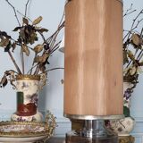 Smoked glass lamp from the 70s