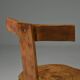 Set brutalist tree trunk chairs, 1970s France.