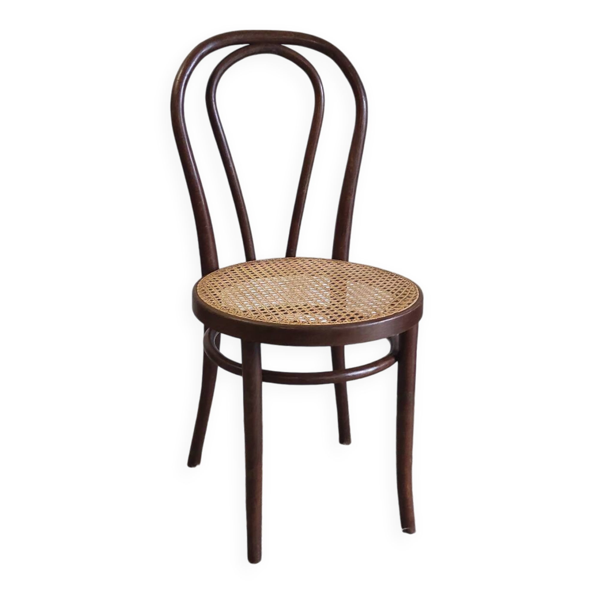 Bentwood and cane chair - mid 20th century