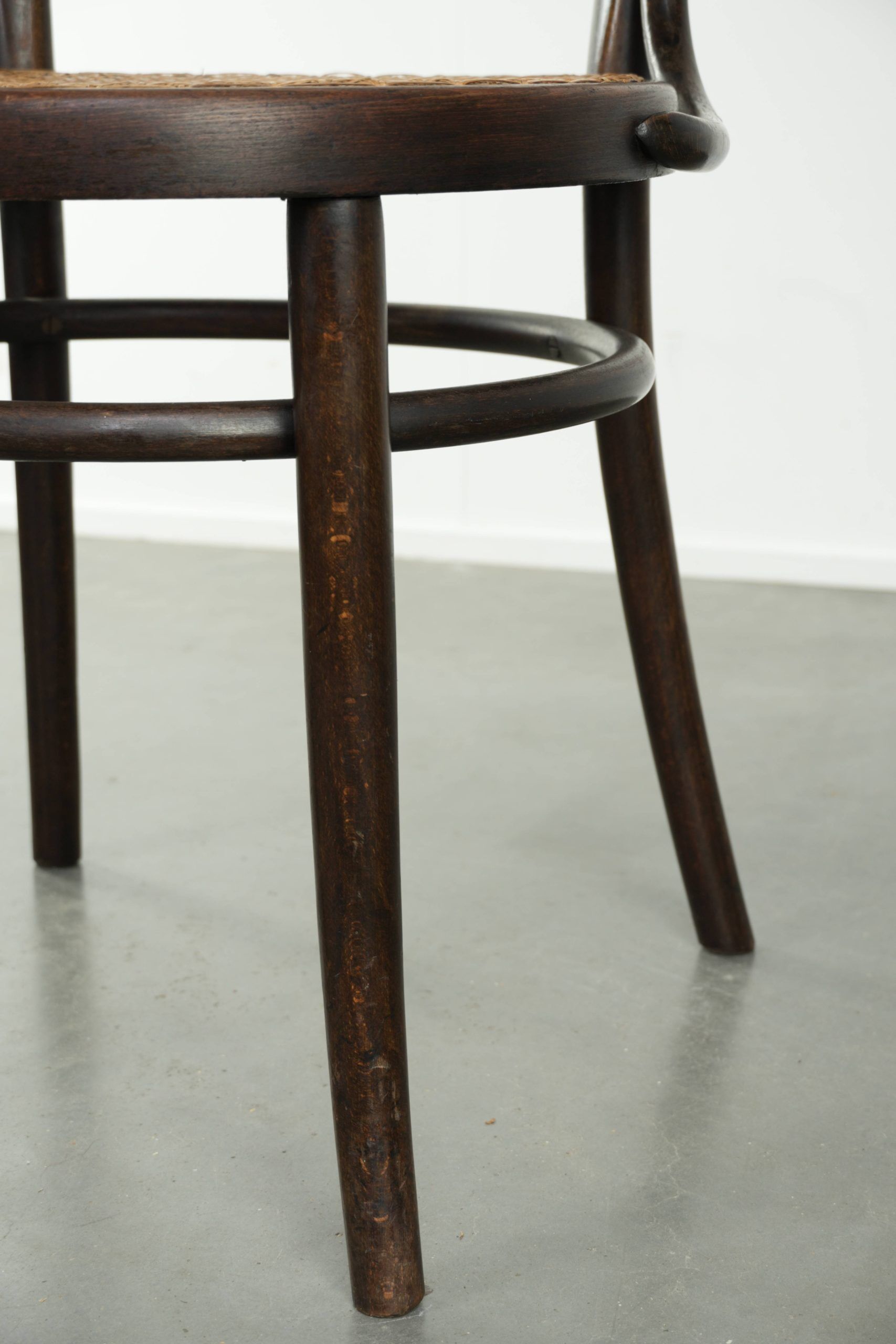 Original Cosmos vintage webbing chair in Thonet style from the 20th century