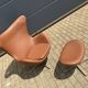 Fritz Hansen Egg Chair in Cognac leather + Ottoman!