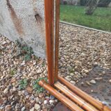 Vintage bamboo mirror