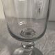 Glass on foot - blown glass bubble late nineteenth early twentieth