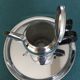 Tea service or coffee in chromed copper with tray year 70