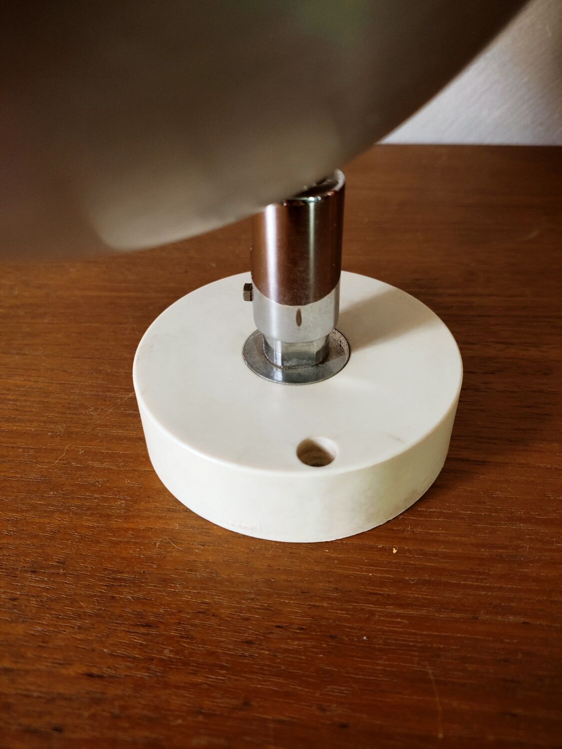 Erco wall or ceiling lamp in brushed aluminum