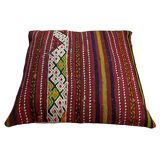 Vintage turkish kilim cushion cover , 55 x 55 cm